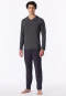 Long Pyjamas with Rings, Graphite - Long Life Soft
