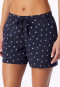 Broek korte stippen donkerblauw - Mix+ Relax