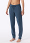 Langere broek met dubbelzijdige manchetten, diepblauw - Mix+ Relax