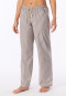 Langere broek van geweven viscose, multicolor strepen  Mix+ Relax