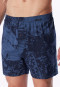 Boxershorts, set van 2, jersey, effen/met patroon, blauw - multipack boxershorts