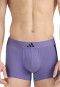 Boxer briefs long 2-pack Black/Purple - ADIDAS