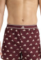 Boxershorts mit Knopfleiste 2er-Pack Blau/Bordeaux - ADIDAS
