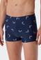 Badmode retro knitwear gerecycled visjes donkerblauw - Waterworld