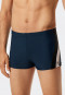 Retro swim trunks knitwear recycled side stripes admiral - Nautical Active