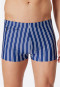 Swimming trunks with leg knitware retro striped off-white - Classic Swim