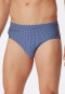 Slip da bagno in maglieria a fantasia navy - Classic Swim