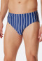 Zwemshort tricot stof gestreept gebroken wit - Classic Swim