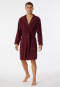 Bathrobe terry cloth 100cm burgundy - Essentials