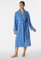 Badjas badstof blauw - Essentials