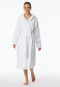 Bathrobe with hood, 120 cm, white - Essentials