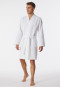 Bathrobe waffle piqué white - Essentials