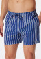 Pantaloncini da bagno in tessuto a righe bianco sporco - Classic Swim