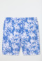 Swim shorts woven fabric recycled SPF40+ batik aquarium - Aqua