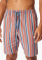 Bermuda kurz Webware hellrot gestreift - Mix+Relax
