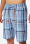 Bermuda kurz Webware pacific blue kariert - Mix+Relax