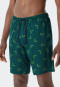 Bermuda shorts fine interlock organic cotton fish dark green - Mix & Relax