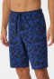 Bermuda shorts organic cotton midnight blue patterned - Mix & Relax