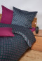 Bed linen 2-piece multicolored patterned - Satin