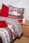Beddengoed 2-delig pinguïns ijsberen meerkleurig patroon - fijn flanel