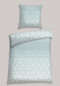 Bed linen 2-piece flannelette mint patterned - SCHIESSER Home