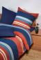 Biancheria da letto, set da 2 pezzi, motivo a righe, tonalità multicolore - Renforcé