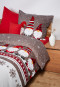 2-Piece Bed Linen Set with Multi-Colored Gnome Pattern - Soft Flannel