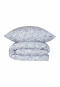 Bed linen two-piece Renforcé light blue patterned - SCHIESSER Home