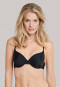 Bikini top con ferretti, imbottiture morbide e spalline flessibili, di colore nero - Mix & Match Nautical