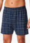 Boxershorts 2er-Pack Jersey uni/ kariert - Boxershorts Multipacks