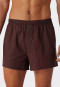 Boxershorts 2-pack geweven stof effen gestreept veelkleurig - Boxershorts Multipacks