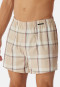 Boxershorts 2er-Pack Webware uni kariert mehrfarbig - Boxershorts Multipacks