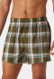 Boxershorts 2-pack geweven stof effen geruit meerkleurig - Boxershorts Multipacks