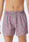 Boxer shorts 2-pack woven fabric solid checked multicolored - Fun Prints
