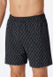 Boxershorts braungrau gemustert - Fine Interlock