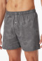 Boxer Interlock Paisley anthracite imprimé - Fine Interlock