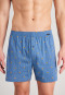 Boxershorts Jersey 2er-Pack Hüte gestreift dunkelblau/mittelbraun - Fun Prints