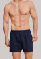 Boxershorts Jersey 2er-Pack uni dunkelblau - selected! premium