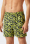 Boxershort jersey 2-pack effen patroon donkerblauw/geel  Fun Prints