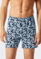 Lot de 2 boxers jersey motif uni bleu foncé / bleu clair - Fun Prints