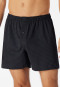 Boxershorts Jersey schwarz gemustert - Cotton Casuals