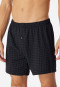 Boxershorts jersey zwart geruit - Cotton Casuals