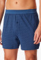 Boxer shorts Organic Cotton patterned atlantic blue - Comfort Fit