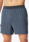 Boxer shorts Organic Cotton patterned graphite - Comfort Fit