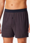 Boxer shorts Organic Cotton patterned red-brown - Comfort Fit