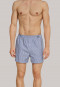 Boxershorts Webware blau-weiß gestreift - Original Classics