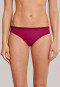 Brazil panty micro lace cranberry - Sustainable Lace