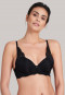 Beugelbeha gevulde cups kant zwart - Wave Lace