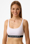 Bustier Doppelripp Organic Cotton weiss - Pure Rib
