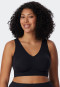 Bustier Microware removable pads black - Invisible Soft